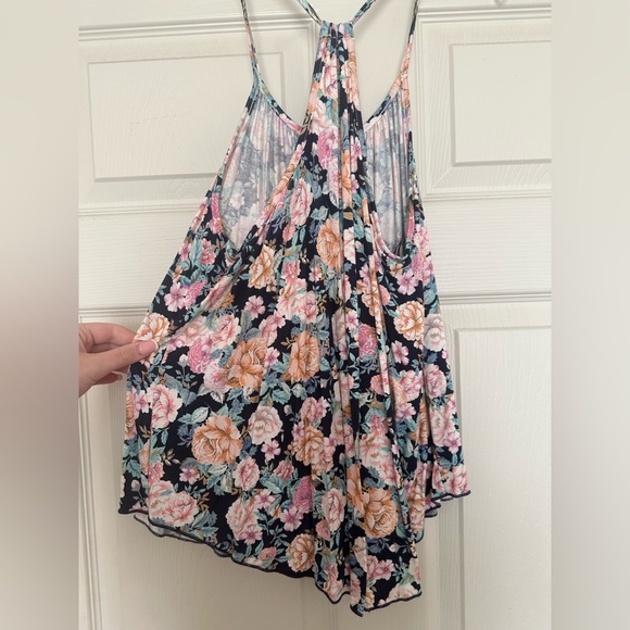 Floral Racerback Top - Picture 2 of 4